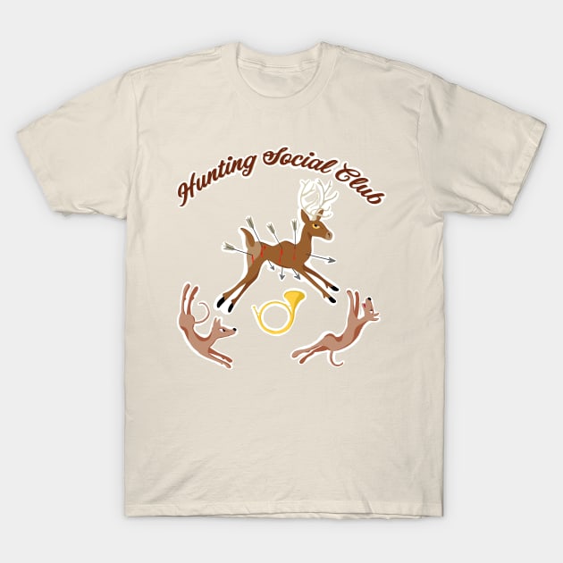 Hunting social club T-Shirt by François Bécan